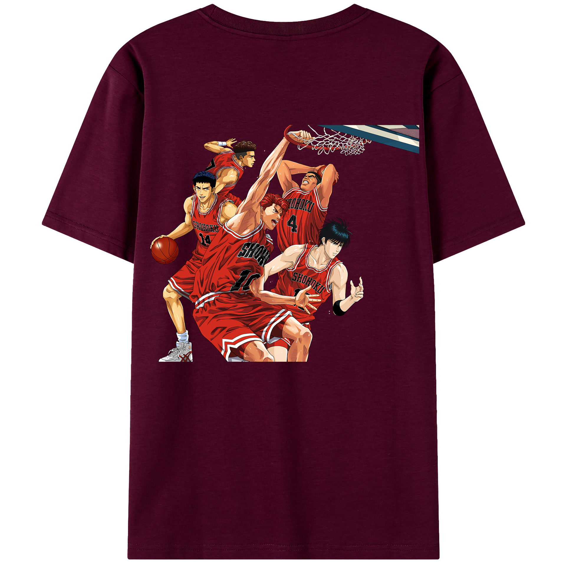 （画像用） SLAM DUNK／スラムダンク レディース半袖Tシャツ(バックプリント)